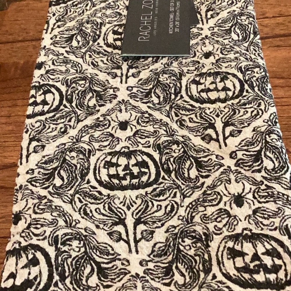 Rachel  Zoe Halloween Kitchen Towels - Set Of 3